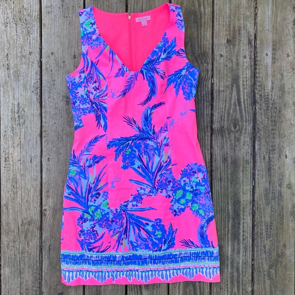 Lilly Pulitzer Dresses & Skirts - Lilly Pulitzer Tiki Pink Out On a Limb Tandie Shift | Size 6